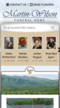 Mobile Screenshot of martinwilsonfuneralhome.com